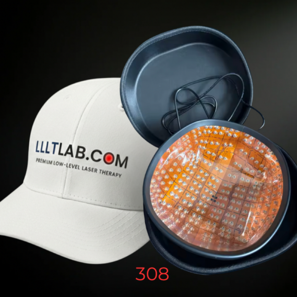 128 - 2 308 diódás LLLT lézeres hajnövesztő sapka